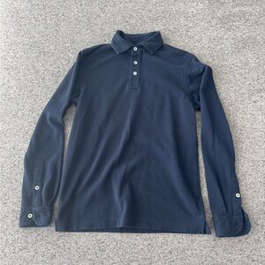 Kent Wang Long Sleeve Polo